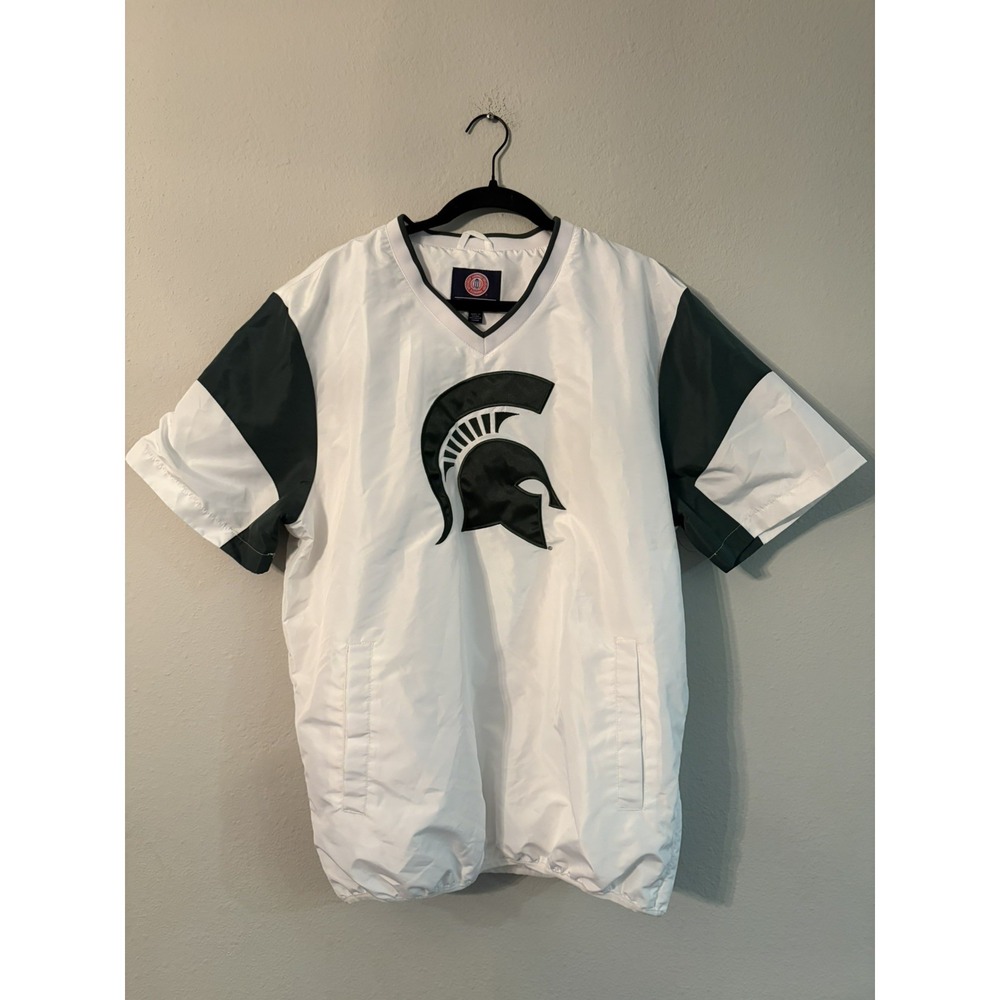 Michigan State Bomber Wind Breaker Sports By Carl Banks Large